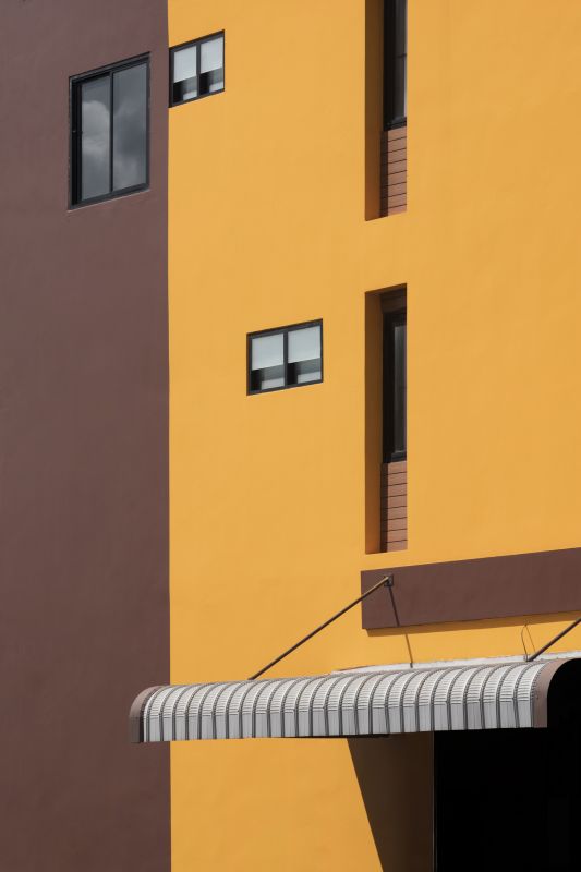 Post-Cleaning Aluminum Awning