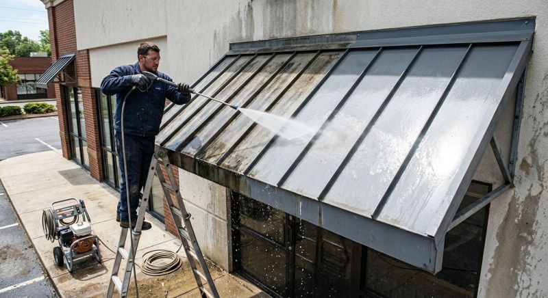 Aluminum Awning Cleaning